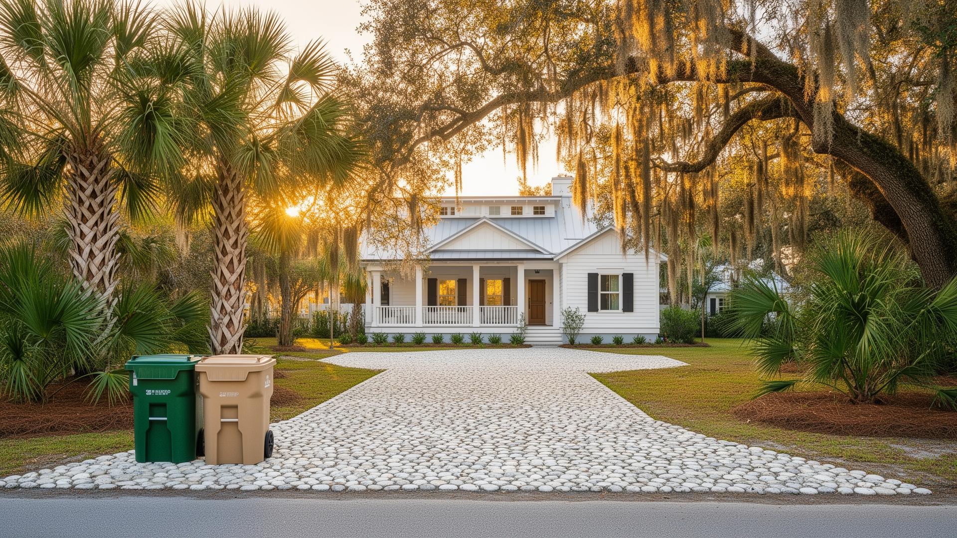 Residential trash and recycling pickup in Beaufort SC